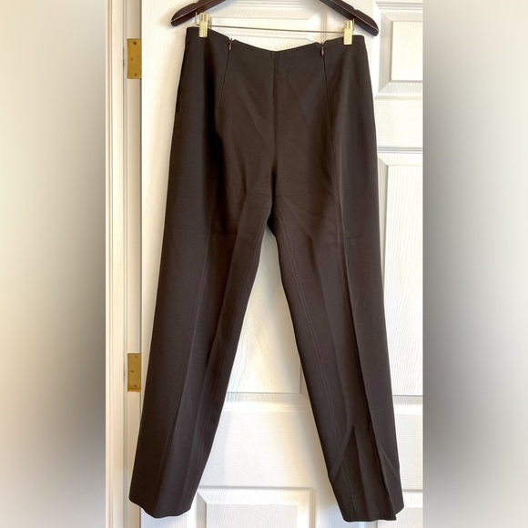 3-piece Henri Bendel 90’ Wool LONGLINE CLASSIC COAT suit set Espresso women 14 - Picture 3 of 16